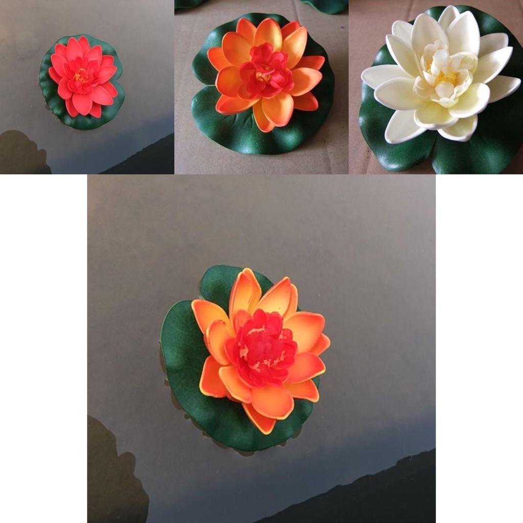 Colorful Artificial Lotus Flower Water Lily Perfect For Fish Tank Decoration