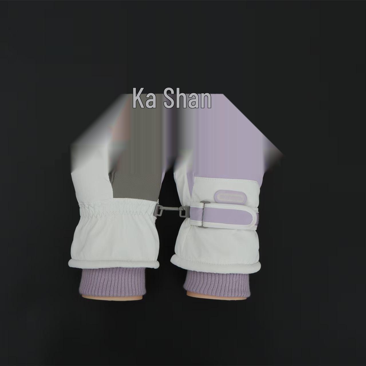Plush Fleece-Lined Winter Cycling Gloves with Touchscreen & Wrist Support One Size