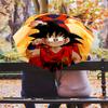 Personaggio dei cartoni animati pattern Goku, ombrello pieghevole automatico, design portatile e pieghevole, 8 stecche, un regalo di Natale o di compleanno.