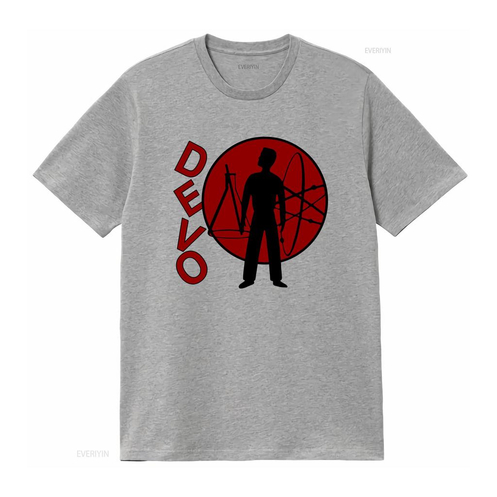 Devo Band T Shirt Cotton All Sizes Retro Rock Music Design Vintage Washed Homme Graphic Top For Everyday Wear Slightly
