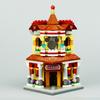 LOZ 1632 City Street Shopping Mall Shop Store Market Architecture DIY Mini Blocks Bricks Building Toy for Children Gift No Box