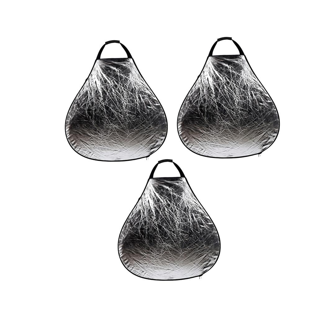 30cm/60cm/80cm Portable Handheld Triangle Foldable Reflector Photo Studio Reflector Board For Photography Accessories