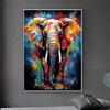 Watercolor Animals Canvas Paintings Rhino Cat Owl Panda Lion Tiger Wild Animals Grafffiti Art Posters Prints Home Decor Wall Art