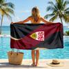Asciugamano da Spiaggia Calcio VfB Stuttgart Morbida Microfibra Asciugamano Estivo Asciugatura Rapida Assorbente per Spiaggia Piscina Viaggio