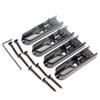 Bass Guitar Bridge Individual Bass Bridge Tailpiece Single String Bass Bridge For 4 String Bass Guitar Heavy Duty Saddles