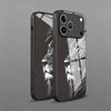 Moonlit Night Black Galloping Horse Tempered Glass Phone Case For Samsung Galaxy S26 Ultra S25 S24 S23 Plus FE Protection Cover