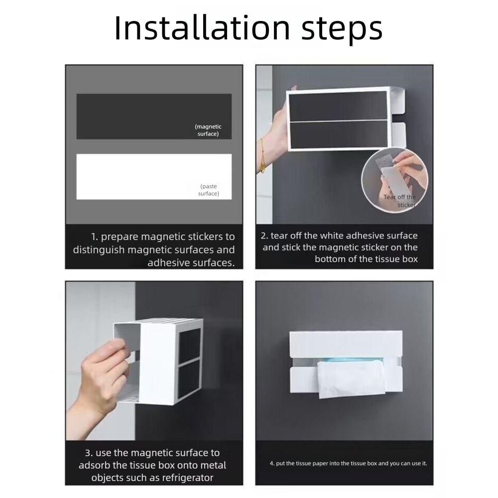 Multi-Purpose Paper Towel Storage Box Kitchen Organizer Tissue Dispenser  Household