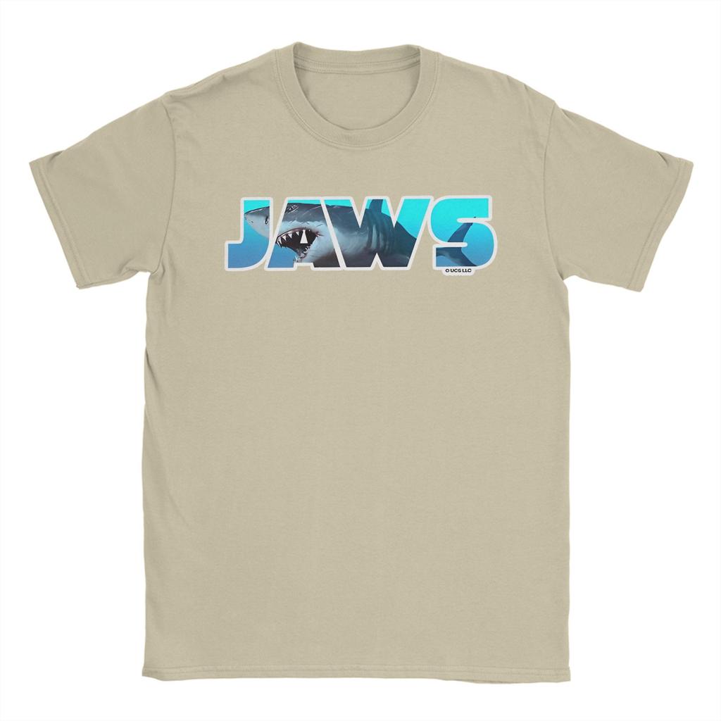 Hipster Jaws movie T-Shirt Men O Neck Pure Cotton T Shirt Short Sleeve Tees Plus Size Clothes