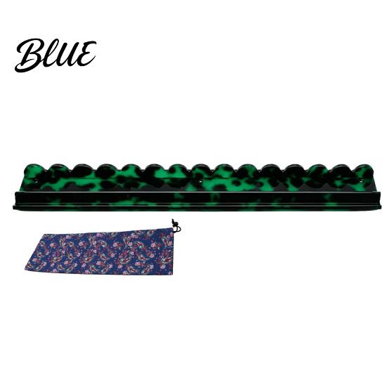 Mahjong Accessory 1/4Pcs Rack with Magnetic Pusher & Storage Bag Scalloped Acrylic Mah Table Organizer Jongg Tile Holder Bar Gift for American