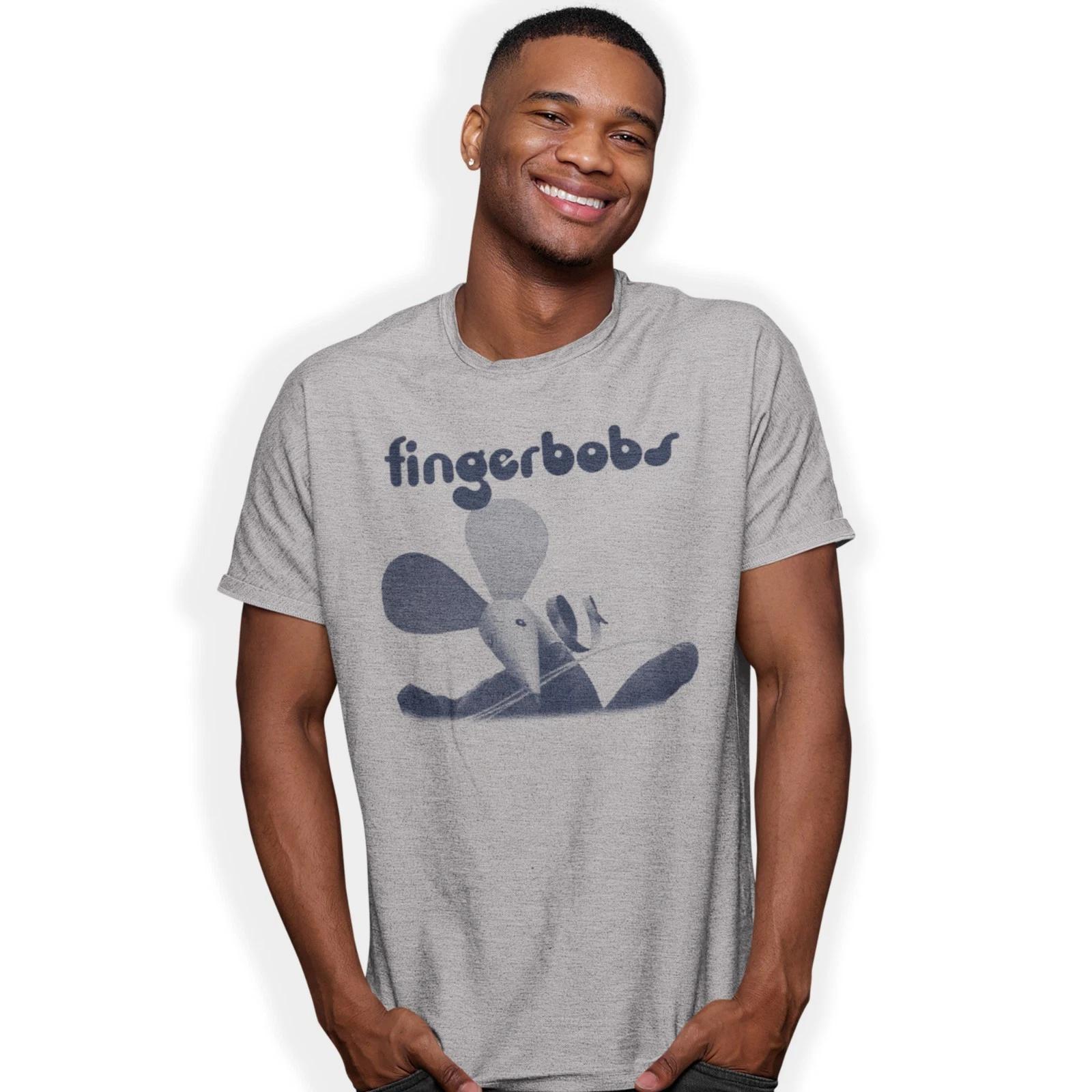 Fingerbobs Retro 1970s Kids TV Hand Printed T-Shirt Birthday Gift M