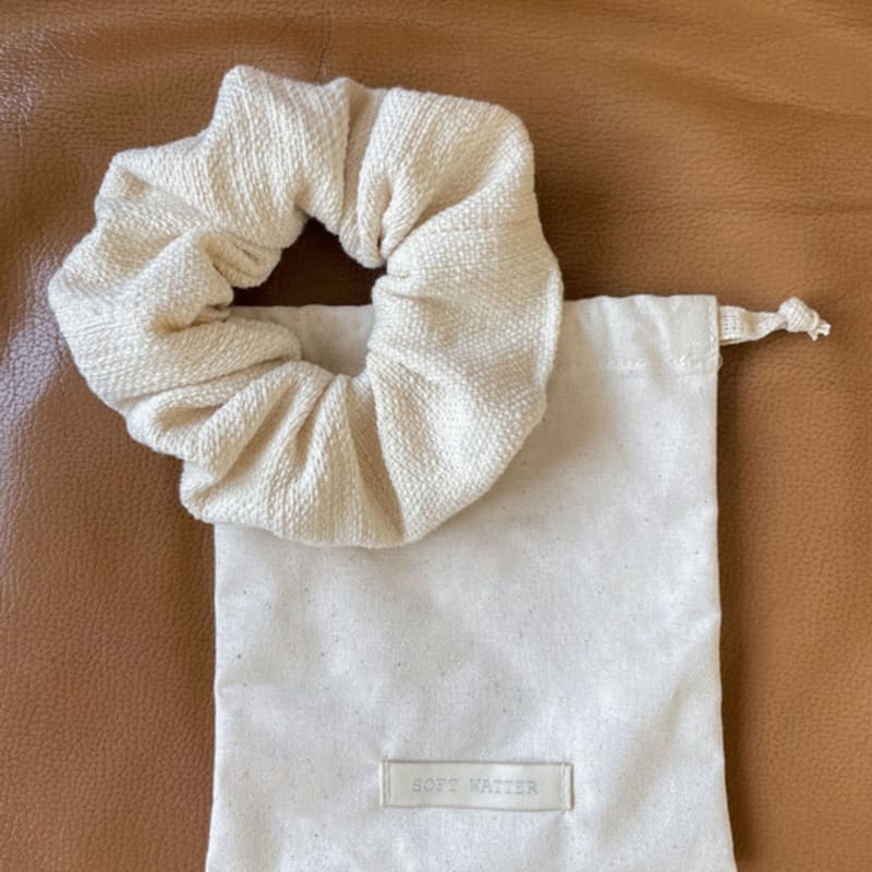 SOFT WATTER Soft Scrunchie_Cream