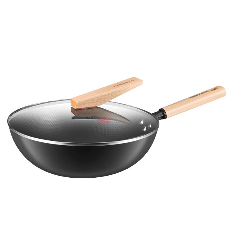 Kumbach 32cm Rust-Free Non-Coated Iron Wok