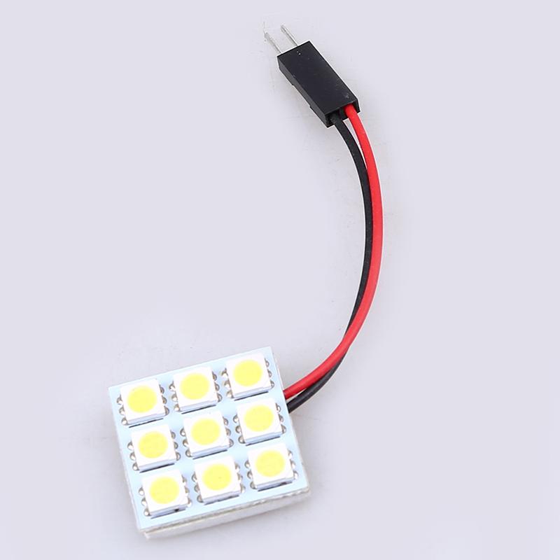 Festoon T10 BA9S LED Panel Dome Lights Car Auto Vehicle Interior Reading Light White Roof Dome Lamp 5050 6/9/12/15/24SMD