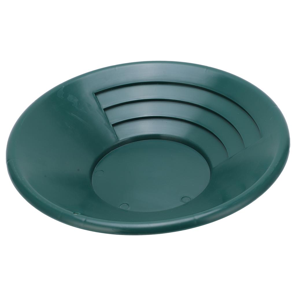 Ciur pentru aur 350mm, pană rotundă, clasificator de cernere, unealtă manuală pentru spălarea aurului, verde
