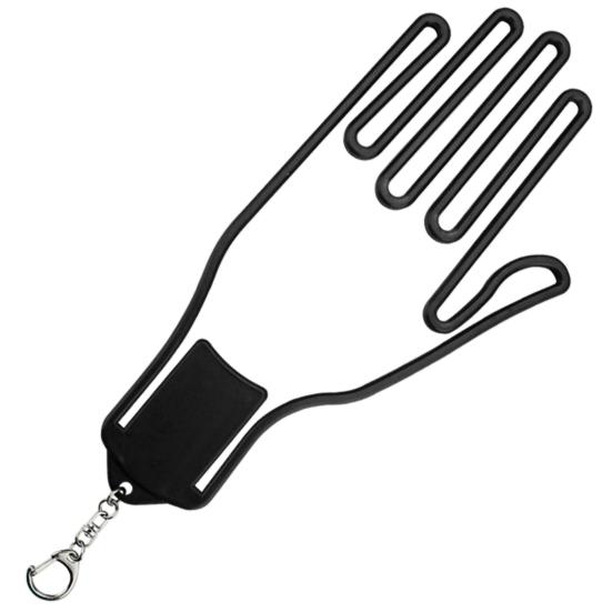 

Golf Glove Holder Glove Stretcher Hanger with Keychain Golf Gloves Dryer Shaper Tool Keeper Rack Men Women Golfer Accessories чорний