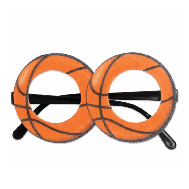 Plastic Basketball Eyeglass Basketball Glasses Frame Photo Booth Props Basketball Game Eyeglass Eyewear Gifts Women Men