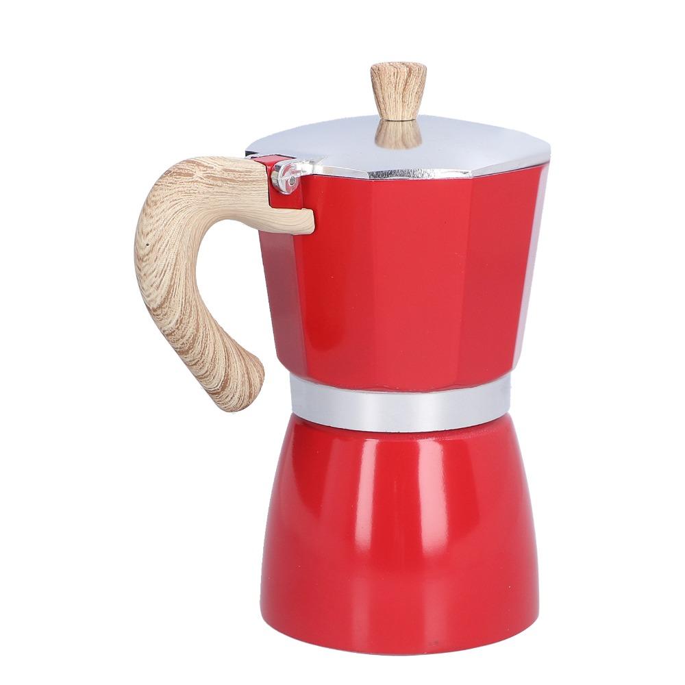 300ML Capacity Moka Pot Aluminum Alloy Coffee Maker Coffee Brewing Coffee Kettle  Home Use