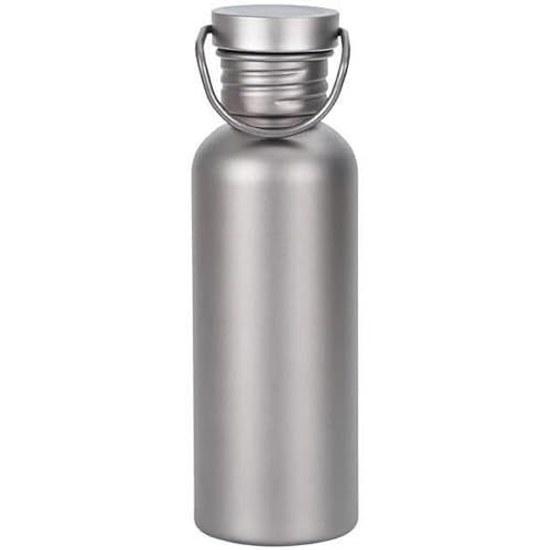 Pure Titanium Bottle Direct Drinking Water 500ml 600ml 750ml Outdoor Climbing Bicycle Sports Ultra-lightweightrust-free Wide Mouth