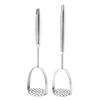 Stainless Steel Potato Masher – Manual Kitchen Tool for Baby Food and Household Cooking