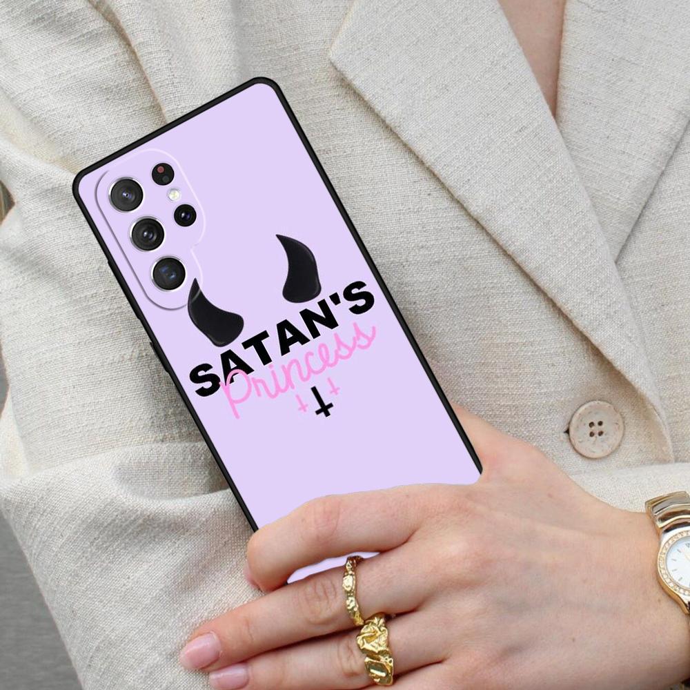 Gothic Witch Satan SOFT Cell Phone Case for Samsung Galaxy S26 Ultra S25 S24 S23 S22 S21 S20 Note10 Cover