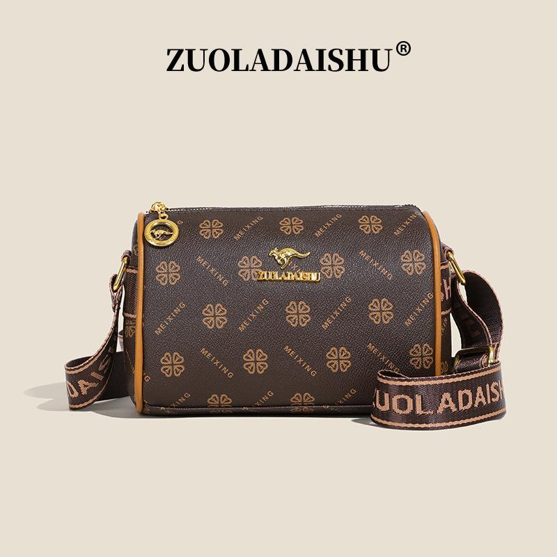 

2025 новая мода ретро принт женская сумка тренд интернет-знаменитость повседневный темперамент на плечо мессенджер женская сумка сумка-подушка