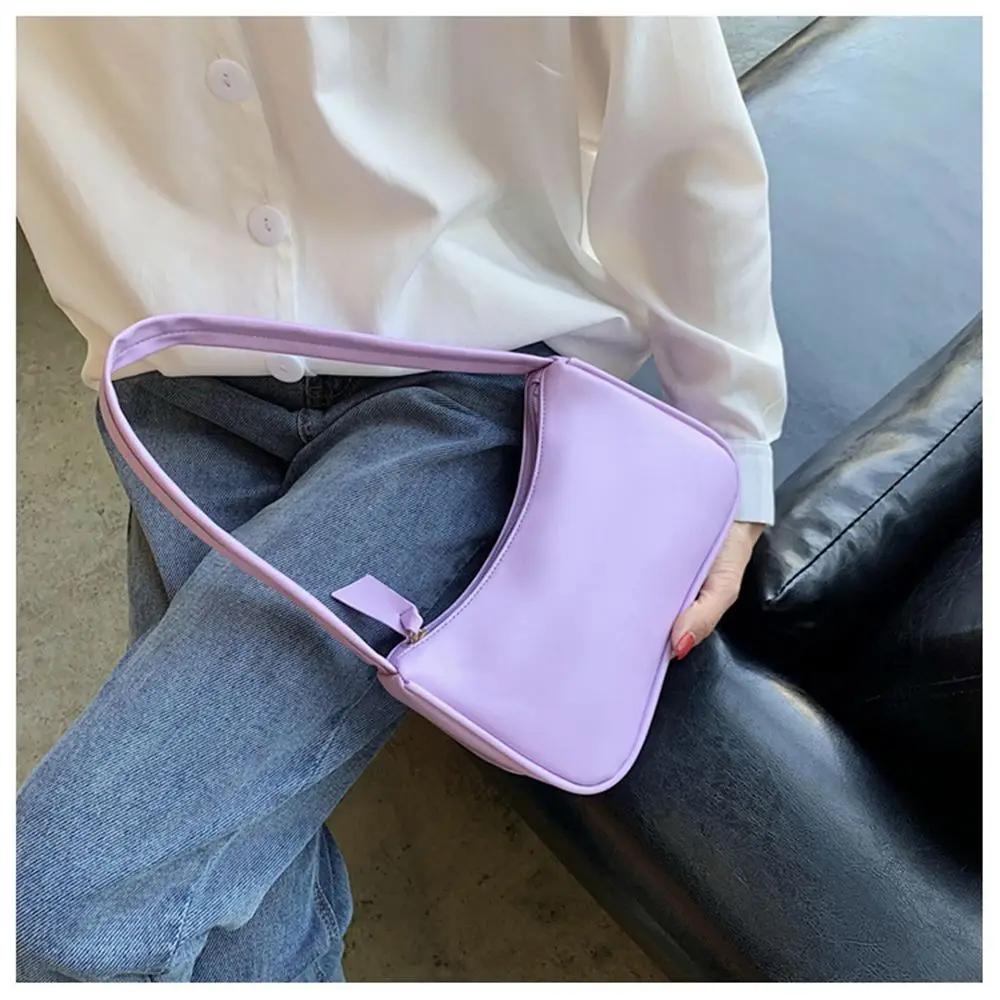 Vintage Leder-Tragetaschen Reißverschluss Schulter-Achseltaschen Mini Retro Tasche Umhängetaschen Handtaschen