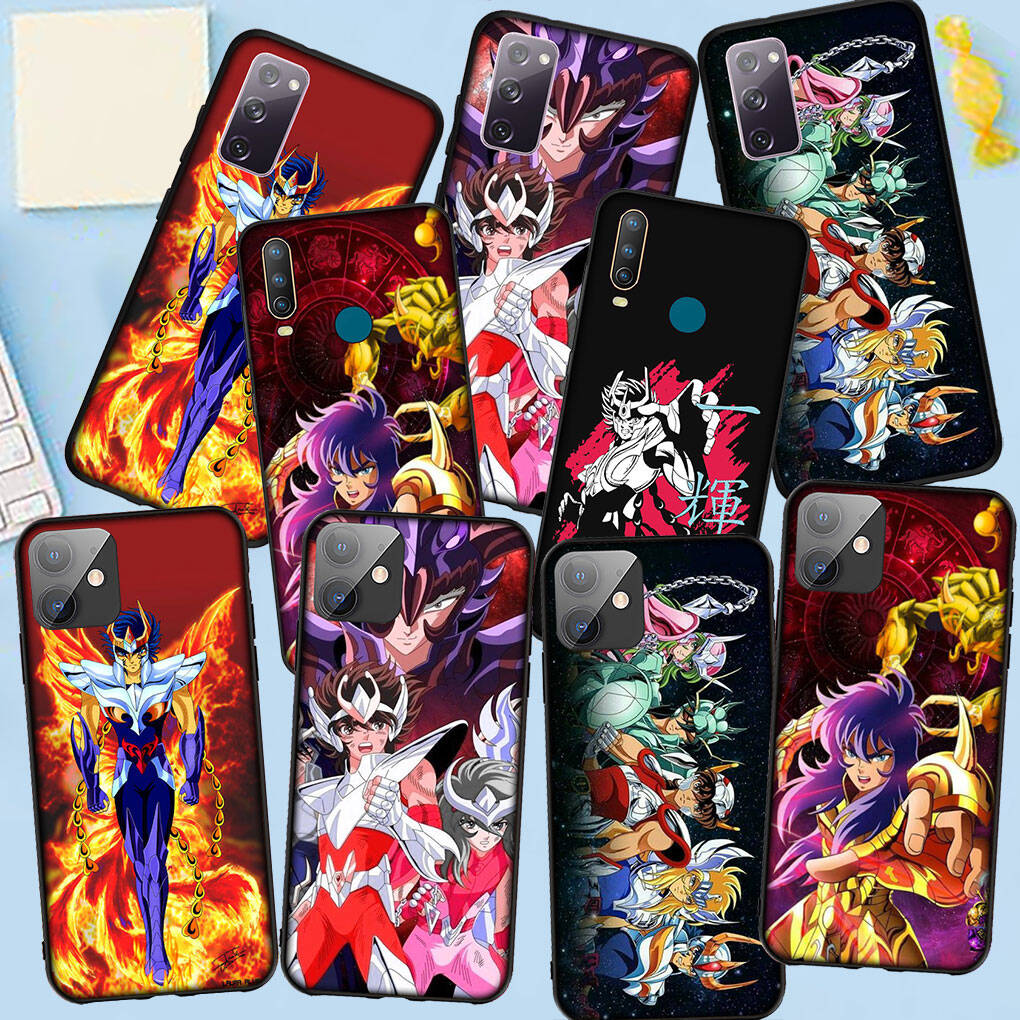 Phone Case for Samsung Galaxy S25 S23 S22 S24 Ultra FE Plus S9 A05 A06 A15 A16 A36 A37 A35 A52 A34 A54 A55 A56 A57 A25 A53 A17 Anime Saint Seiya Cover