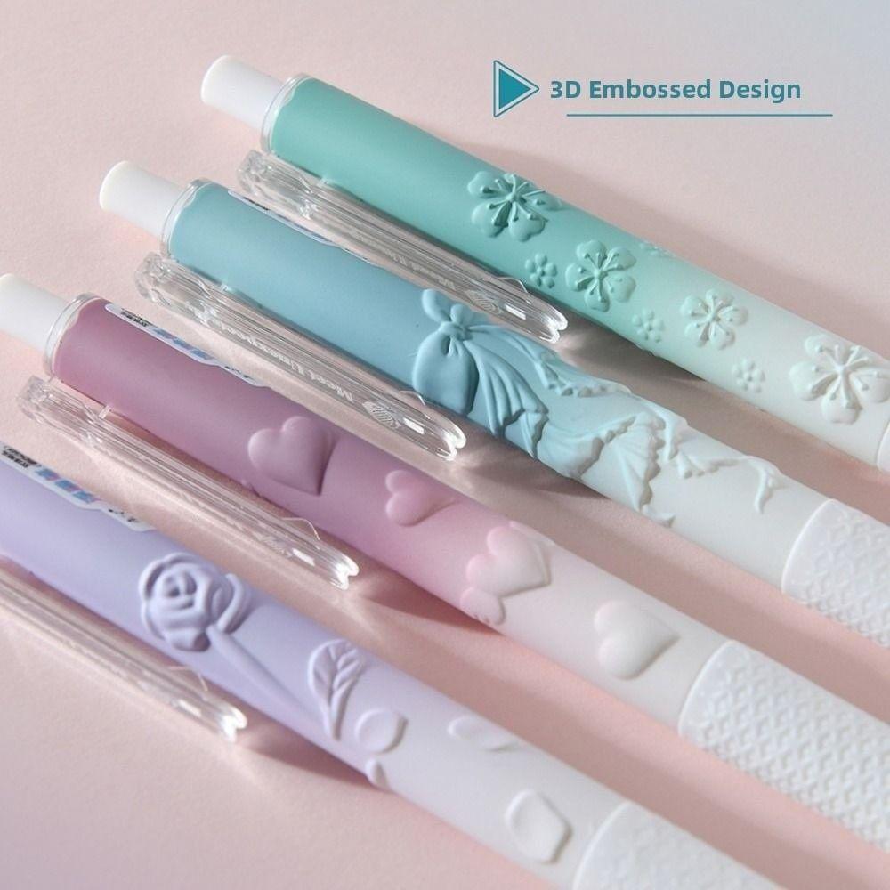 Full Needle Tube Writing Pen 0.5mm Pressing Pen Journaling Pen Gel Pen  Office Use