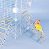 Multifunctional Parrots Stand Branch Ladder Scratchers Toy for Conure Lovebirds