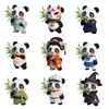 ZQX Panda Sticker Car 5*6.5cm Set of 9 Cute Stylish
