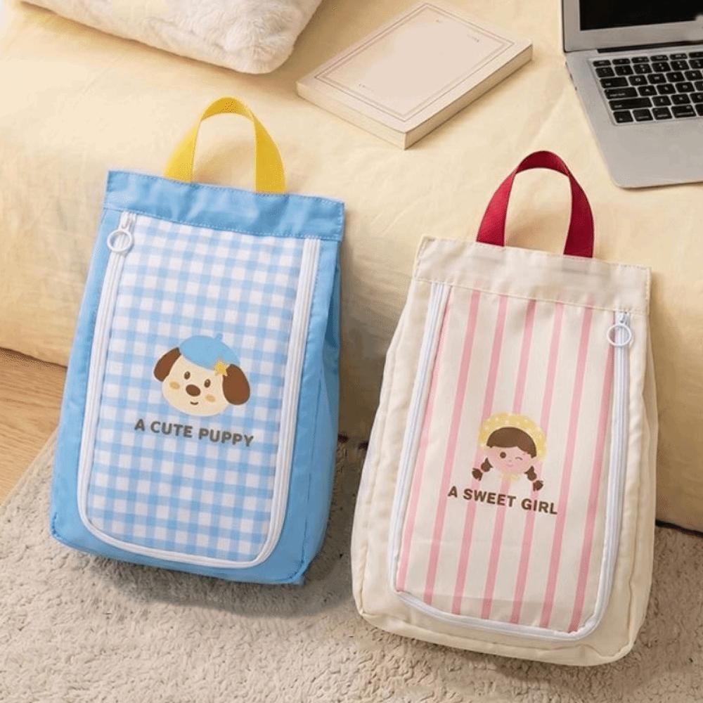 Thickened Double Layer Shoe Bag Separate Storage Shoes Pouch Portable Shoe Storage Bag Travel