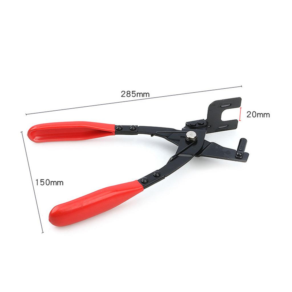 Car Exhaust Hanger Removal Pliers Red Hand Tools Muffler Hanger Removal Tool Exhaust Grommet Pulling Pliers Anti Slip Handle