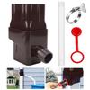 Rainwater Collection System Easy Installation Efficient Rain Barrel Diverter Kit For Downspout Brown