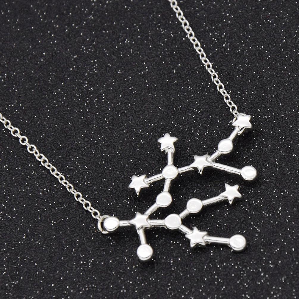 Zodiac Sign Astrology Necklace Constellation Choker Virgo Sagittarius Pendant U Zodiac Sign Astrology Necklace Constellation Choker Virgo Sagittarius Pendant U