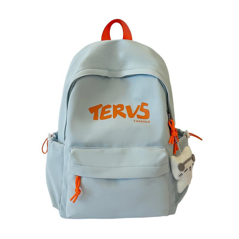 

Student Schoolbag Large Capacity Backpack Travel Lightweight Backpack Small синій