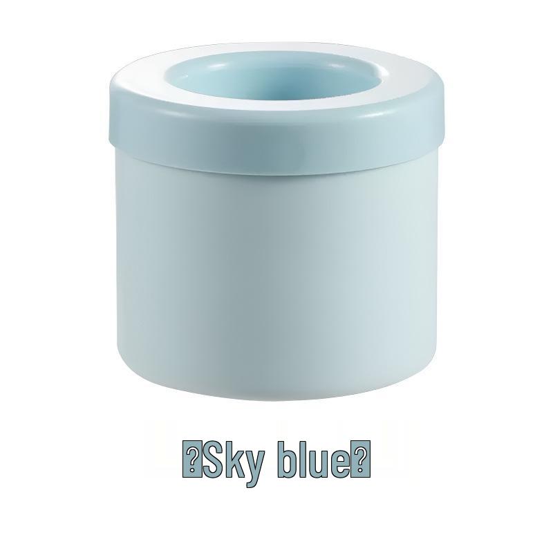 Silicone Round Cylinder Ice Cube Tray - Household Ice Cube Mold and Maker Opp Packaging