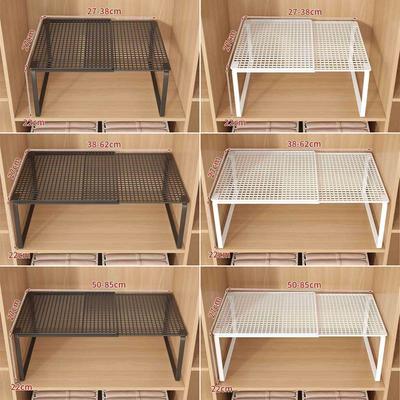 Stackable Telescopic Closet Shelf Retractable Expandable Wardrobe Divider Board Adjustable Layered Partition Cabinet Organizer