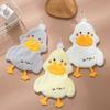 Cartoon Cute Duck Wipe Hand Towel Coral Velvet Square Towel Household Kitchen Bathroom Children Hand Cloth