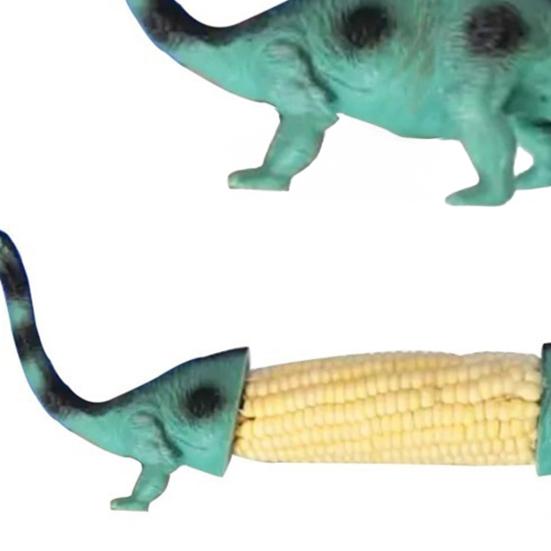 Corn Cob Holders Dinosaur Styling Reusable BBQ Prongs Kids Adults Corn Cob Clip Tableware Accessories