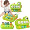 Green Dinosaur Peekaboo Puzzle Box - Interactive Educational Toy , for Toddlers & Youngsters - Halloween & Christmas Gift