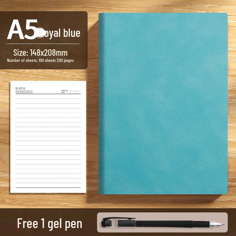 A5 Custom Office Notepad: Business Meeting Record Book, Thickened and Logo Printable