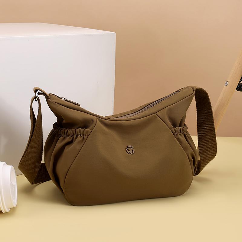 Nylon Shoulder Bag Lightweight Crossbody Bag Large Capacity Women's Bag