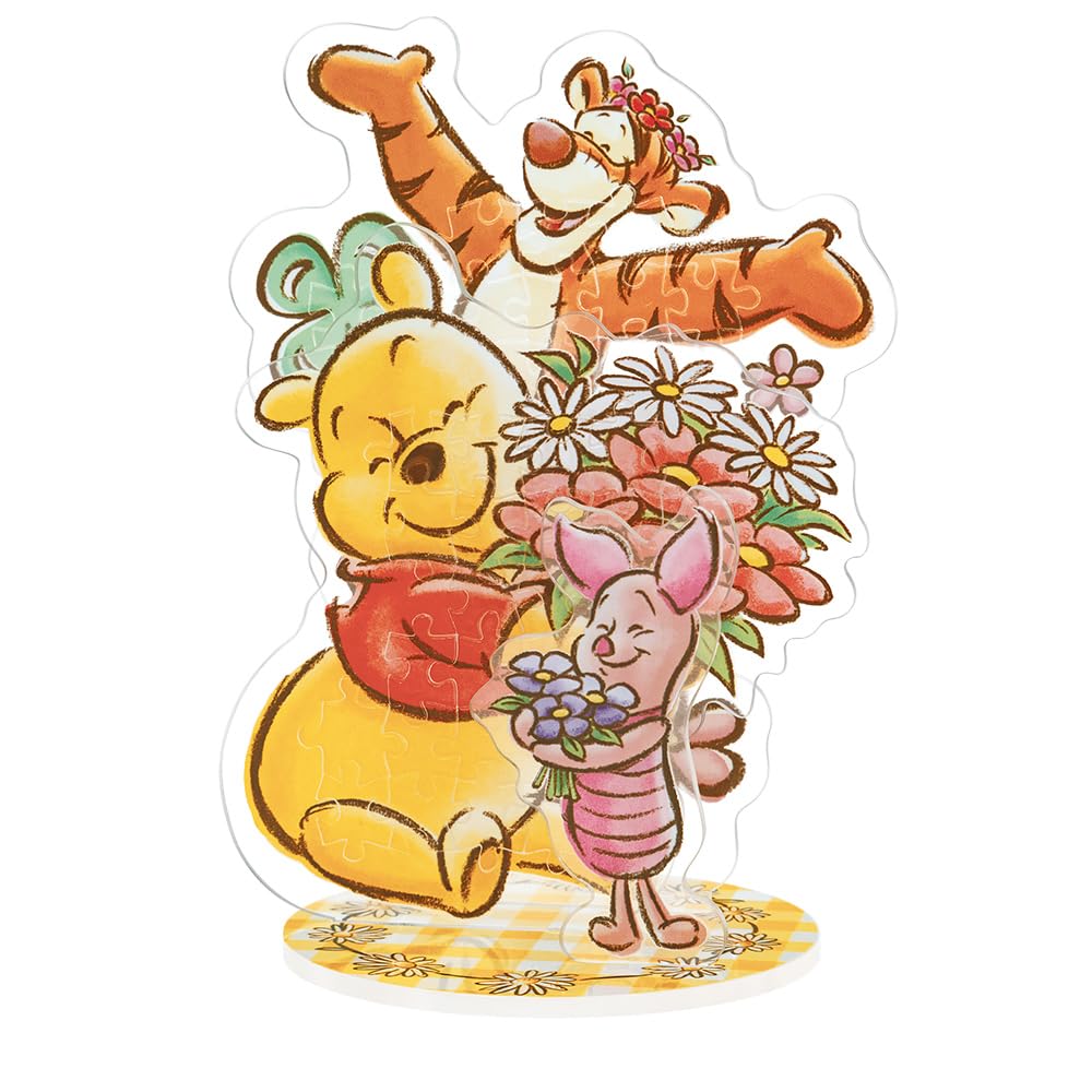 

Beverly [Jigsaw Puzzle x Acrylic Stand] Disney Acrylic Stand Pop Winnie the Pooh [New Puzzle to Assemble and Display] [No Glue Required] 53 Pieces