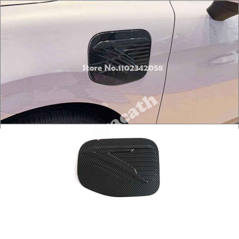 For MG 4 MG4 EV 2025 2026 ABS carbonfiber black Exterior door handle bowl cover  charge panle rearview mirror cover Accessories