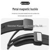 Magnetic Silicone Folding Buckle Band for Apple Watch & iWatch 6/7/8/9/10/SE/Ultra 2