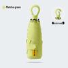 New Macaron Color Five-Fold Ultra-Light Sun Protection Compact Mini Umbrella with Buckle Handle