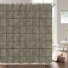 Village Style Rock Brick Wall Retro Bathroom Shower Curtain Waterproof Polyester Fabric Home Decoration Art Bath Curtains