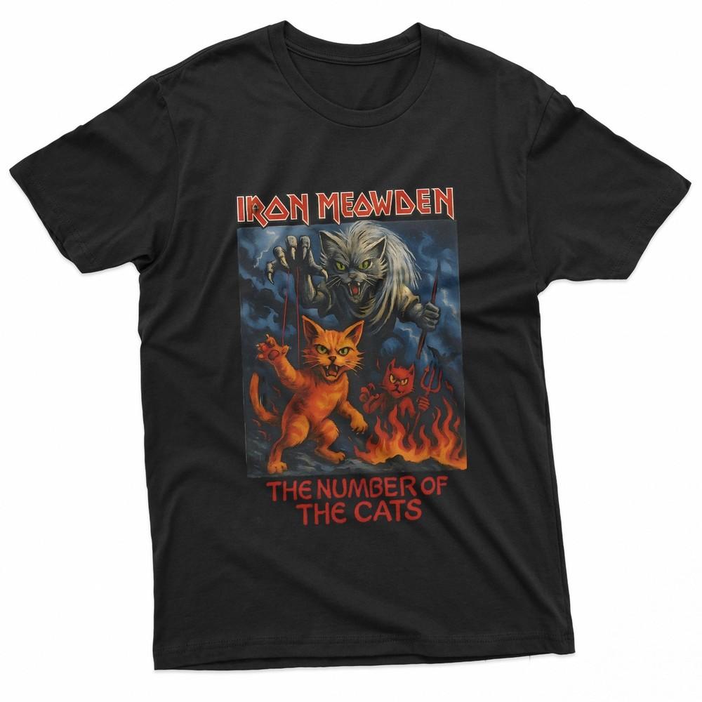 Iron Meowden The Number Of The Cats TShirt Unisex T-Shirt XXXL