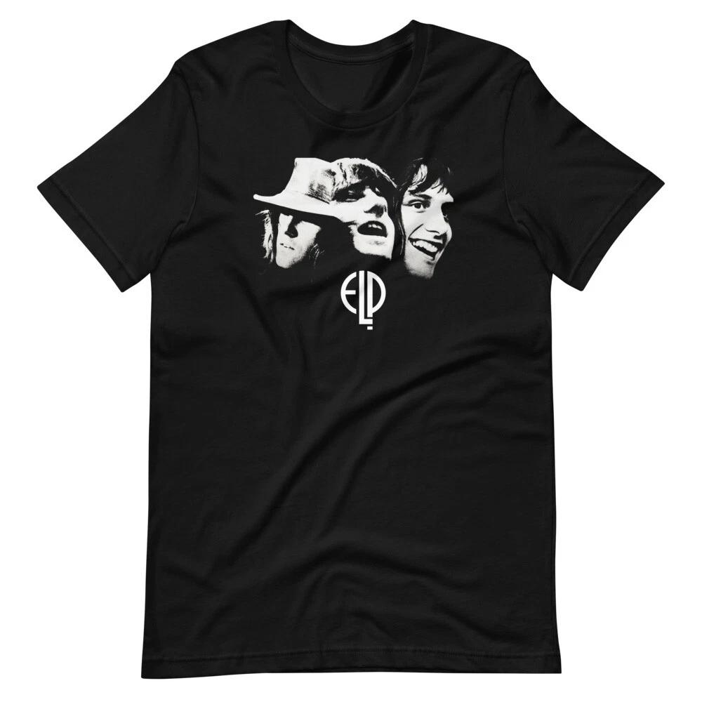 Emerson, Lake & Palmer ELP Band Tee Short-Sleeve Unisex T-Shirt S