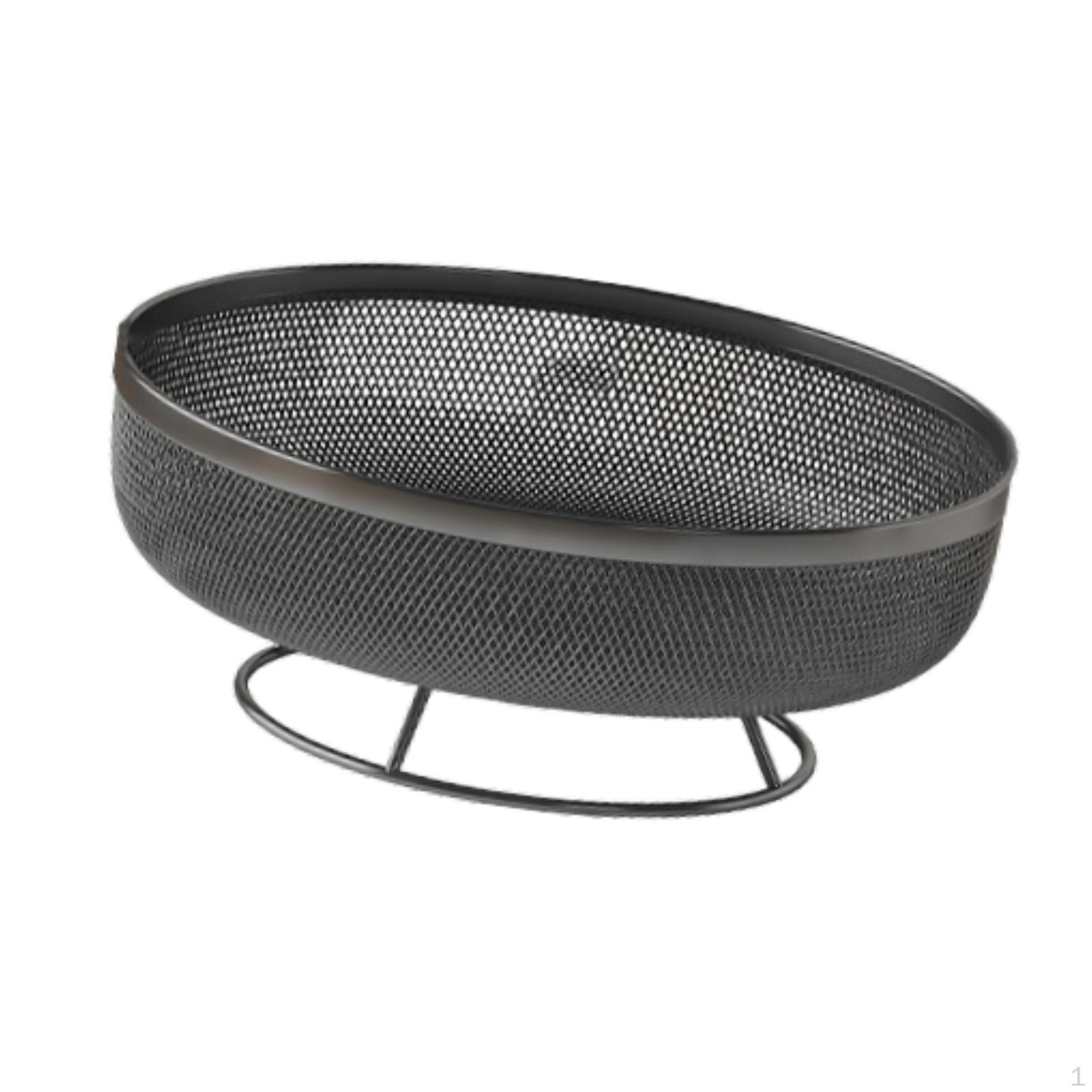 

Freestanding Fruit Basket, Breathable Wire Vegetable Holder, Practical And Multifunctional, Sturdy чёрный